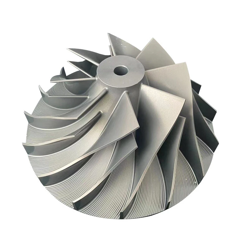 Pale de turbine à gaz en alliage de titane